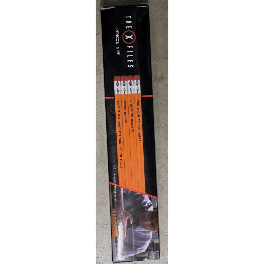 X-Files Pencil Set Loot Crate Exclusive 2017 Collectible Stationery Set Sealed